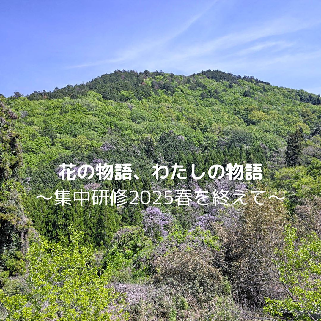花の物語、わたしの物語 〜集中研修2025春を終えて〜